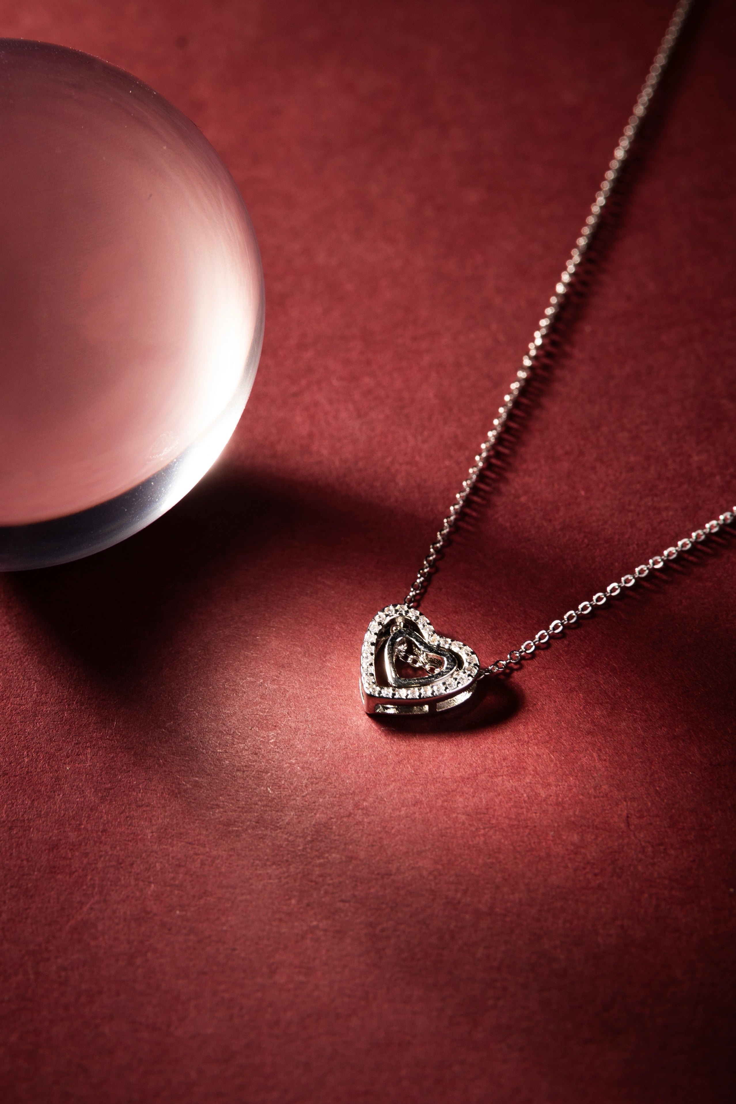 Forever Love Double Heart Pendant | Elegant Everyday Wear | Premium Anti-Tarnish Finish