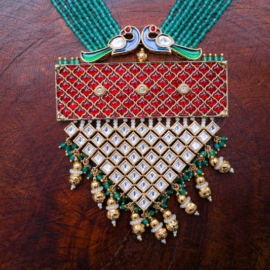 TEMPLE NECKLACE SET VPS163