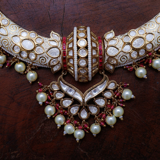 KUNDAN NECKLACE SET MNS46