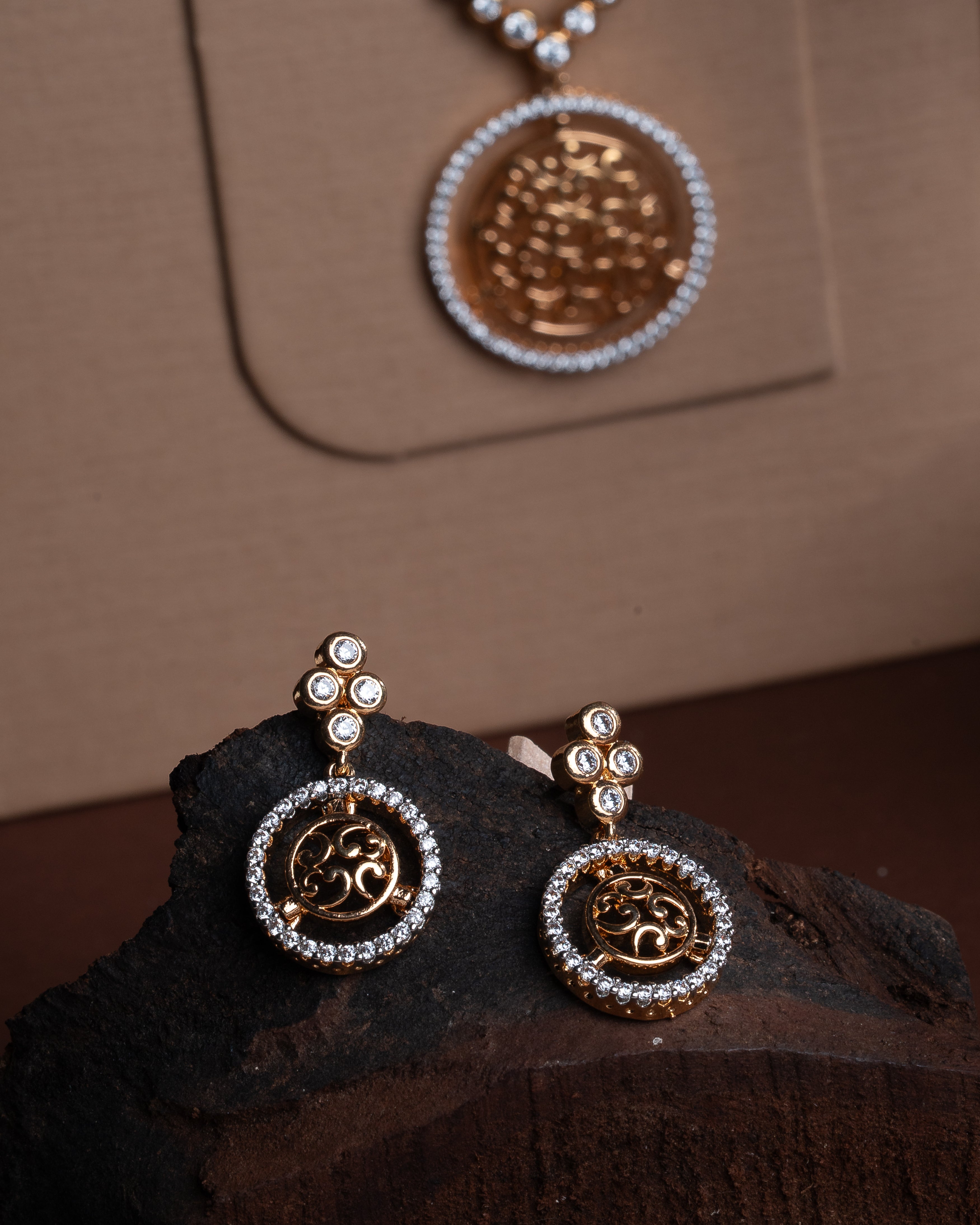 premium zircon necklace set