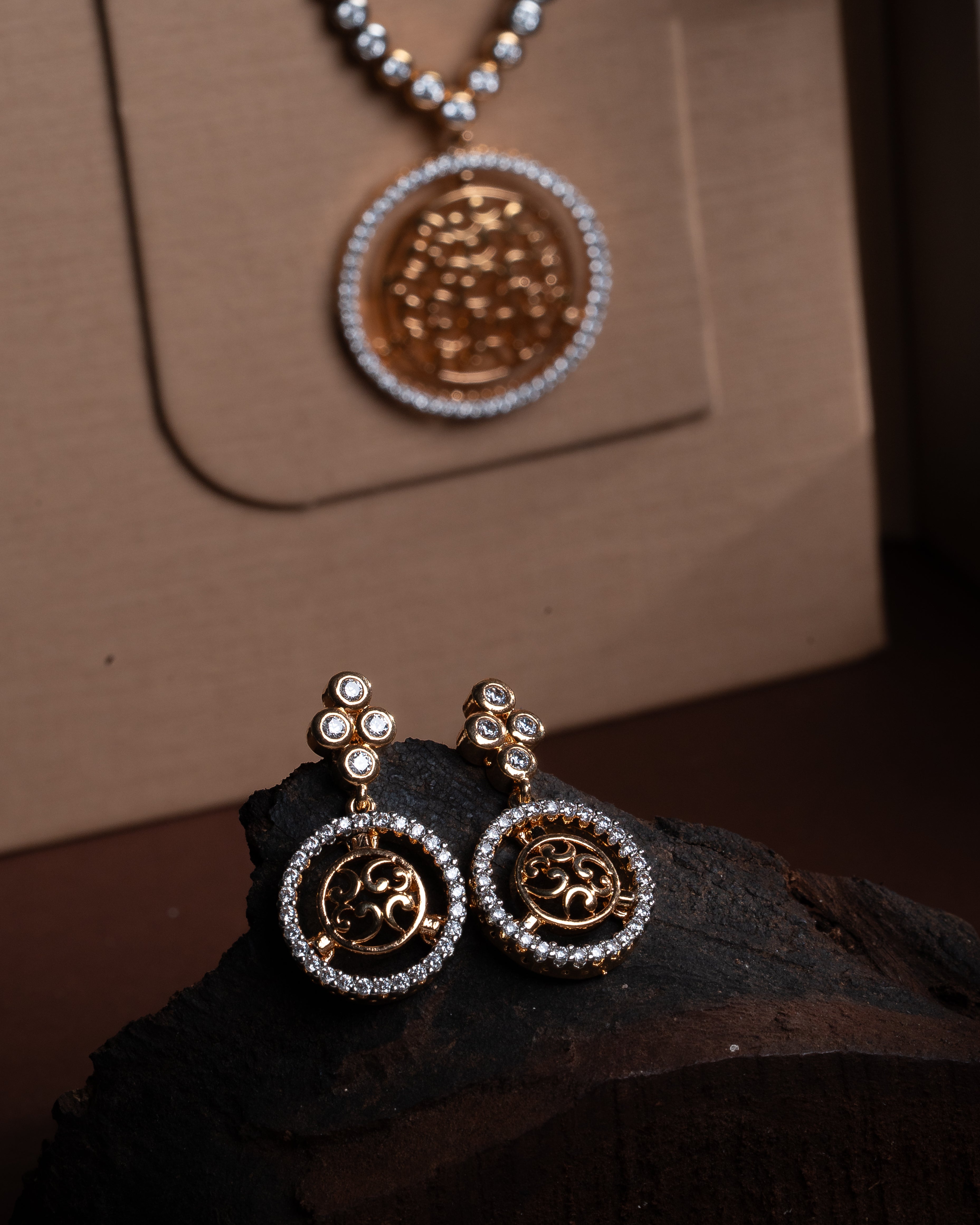 premium zircon necklace set