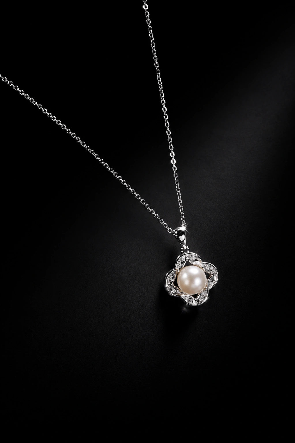 Pearl Blossom Pendant | Elegant Floral Design | Premium Lightweight Daily Wear | Anti-Tarnish Finish