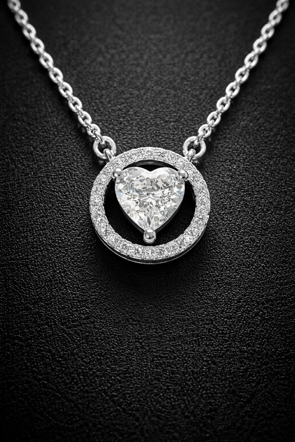 Forever Love Halo Pendant - Minimal Daily Wear Necklace for Women