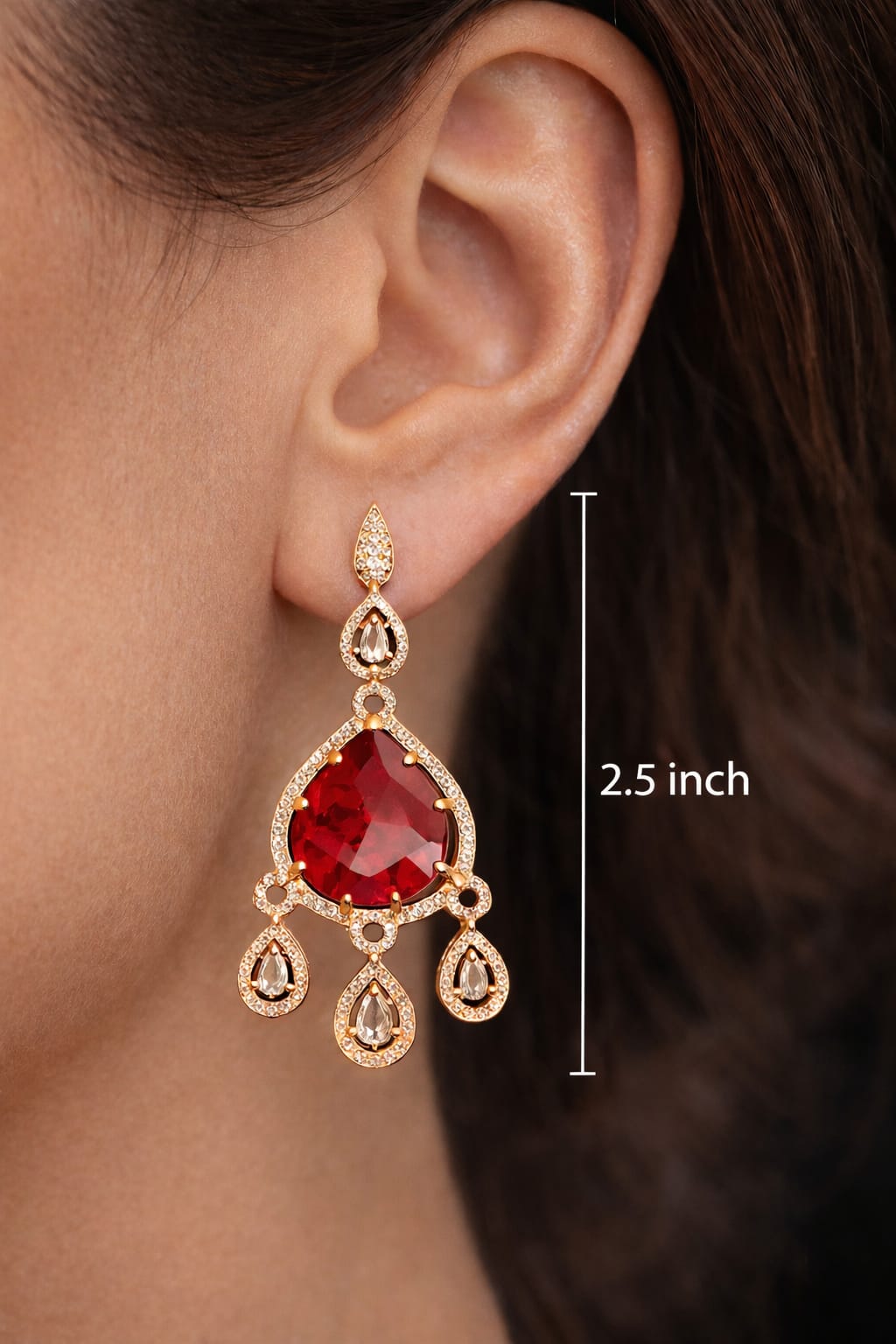 Luxury Zircon Drop Dangler Earrings
