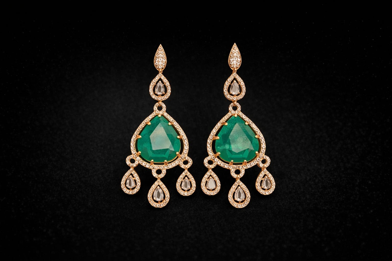 Luxury Zircon Drop Dangler Earrings
